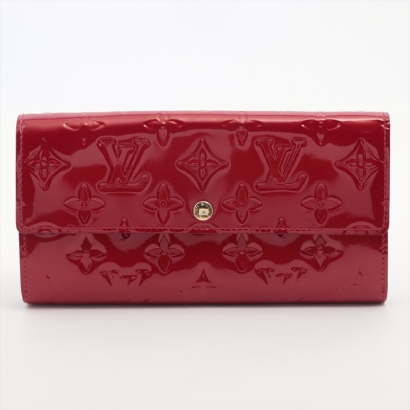 Louis Vuitton Handbags - Louis Vuitton Vernis Portefeuille Sarah M93530 TS2131 Pomme d'amour Long Wallet